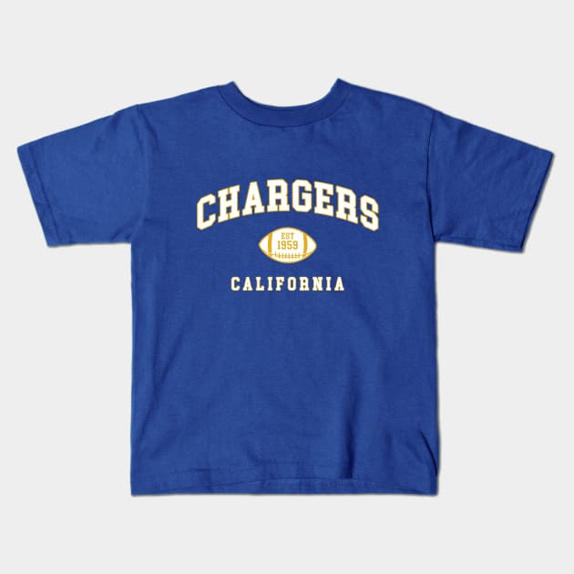 The Chargers Kids T-Shirt by CulturedVisuals